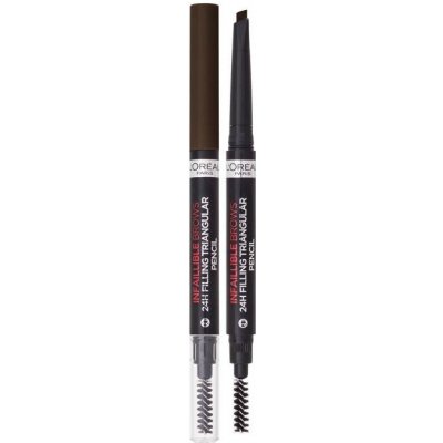 L&apos;Oréal Paris Infaillible Brows 24H Filling Triangular Pencil 03 Dark Brunette (W) 1ml, Ceruzka na obočie