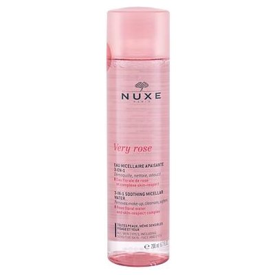 NUXE Very Rose 3-In-1 Soothing zklidňující čisticí a odličovací micelární voda 200 ml tester pro ženy