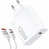 Rýchla sieťová nabíjačka USB C 120W + 1m kábel pre Xiaomi Redmi 6A