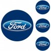 Logo na stredy kolies - živicové 4ks - FORD 55mm, ZP007,