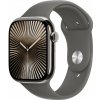 Apple Watch Series 10 46 mm Cellular prírodný titán so skalne sivým športovým remienkom M/L MWYA3QC/A