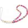 Púzdro Guess Phone Strap viacfarebné ružové korálky Heishi