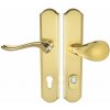 MI - LYON/ROMEO M - SO madlo/kľučka ľavá PZ 92 mm Zlatá lesklá/Zlatá matná