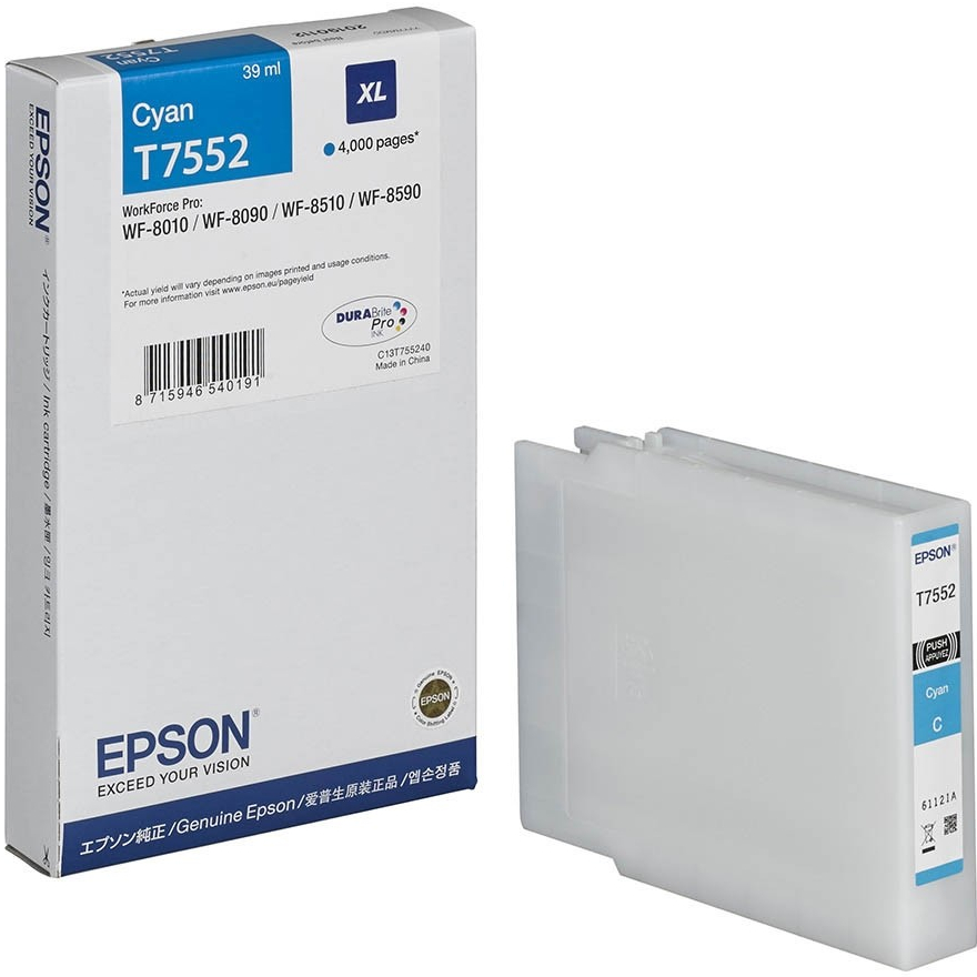 Epson T7552 XL Cyan - originálny