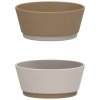 LIEWOOD Silikónové misky Clarke Oat/sandy mix