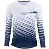 Dres Force MTB ANGLE dámsky dl. rukáv, bielo-modrý XS