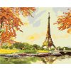 Zuty – Maľovanie Podľa Čísel – Eiffelova Veža S Loďami, 40 × 50 cm, Plátno 8596530081562
