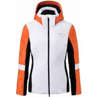 Kjus Formula Womens Ski Jacket White Kjus Orange