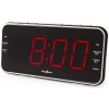NEDIS NEDIS digitální budík s rádiem/ LED displej/ 3,5 mm jack/ AM/ FM/ odložené buzení/ časovač vypnutí/ 2 alarmy/ černý
