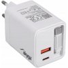 Rýchla sieťová nabíjačka USB-A + 2x USB-C PD 5-20V 65W QC 3.0 GaN