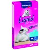 Vitakraft Cat Liquid-snack s lososem a omega-3 6 x 15 g