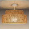 Belis | Prisadený luster BOHO 1xE27/60W/230V pr. 40 cm béžová | BE0932
