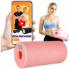 Roller Masáž chrbta Nohy Cvičenie Jóga Pilates Dámske 15x33 cm Ružová DrFit