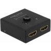 Delock HDMI 2 - 1 obousměrný Switch 4K 60 Hz kompaktní