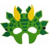 Filcová maska ​​Dinosaurus kostým