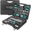 Súprava náradia 69 ks v kufri – račne, nástrčné hlavice a kľúče