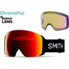 Snowboardové okuliare Smith 4D Mag XL black | cp sun red mirror+cp storm yellow 25/26 - Odosielame do 24 hodín