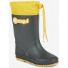 Detské gumové čižmy COQUI RAINY COLLAR Antracit/Yellow 33