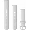 Silikónový remienok Garmin 20mm (pro Venu, Venu Sq, Venu 2 plus aj.), biely, Quick Release, + predĺžená časť