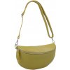 NovaKabelka.sk Reni Grande Pistacchio kožená talianska crossbody kabelka zelená