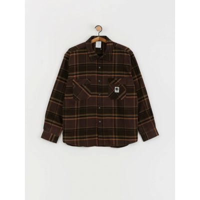 Polar Skate Mike flannel (brown/mauve)