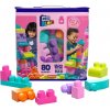 Mega Bloks First kocky 80 růžové