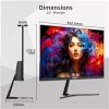 CHiQ 22 UltraSlim monitor 22F650 FHD, 100 Hz, Frameless, černý