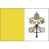 Samolepka - vlajka Vatikán - 6 x 4 cm
