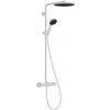 Hansgrohe Pulsify S Puro - Sprchový set s termostatom, priemer 26 cm, 3 prúdy, matná biela 24236700