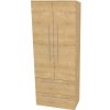Mereo, Mereo Bino, kúpeľňová skrinka vysoká 163 cm, dvojitá, Multidecor, Dub Arlington, MER-CN699DARL