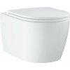 Grohe Start wc misa s pomaly sa sklápajúcim sedadlom závesné bez oplachovacieho kruhu biela 103848SH00