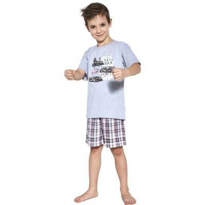 Cornette Kids Race Car Chlapecké pyžamo Melanžový