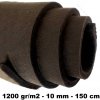Technický filc 10 mm, farba Hnedá, metráž 150 cm