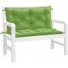 Podušky na záhradnú lavičku, 2 ks, zelený melír, 100x50x7 cm