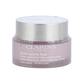 Clarins Multi-Active (Antioxidant Day Cream) denný krém proti jemným vráskam pre všetky typy pleti 50 ml