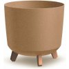 PROSPERPLAST Kvetináč GRACIA TUBUS ECO WOOD naturo 29,8cm