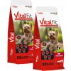 BIOFEED VITALFIT Suché krmivo pre psov malých mini plemien - s hovädzím mäsom 1,8 kg x2