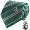 Harry Potter Kravata luxusné a pin v krabičke - Slizolin