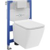 Mexen súprava podomietková WC rám Fenix XS-F s WC misou Vega a pomaly uzatváracou doskou, biely lesk - 68030654000