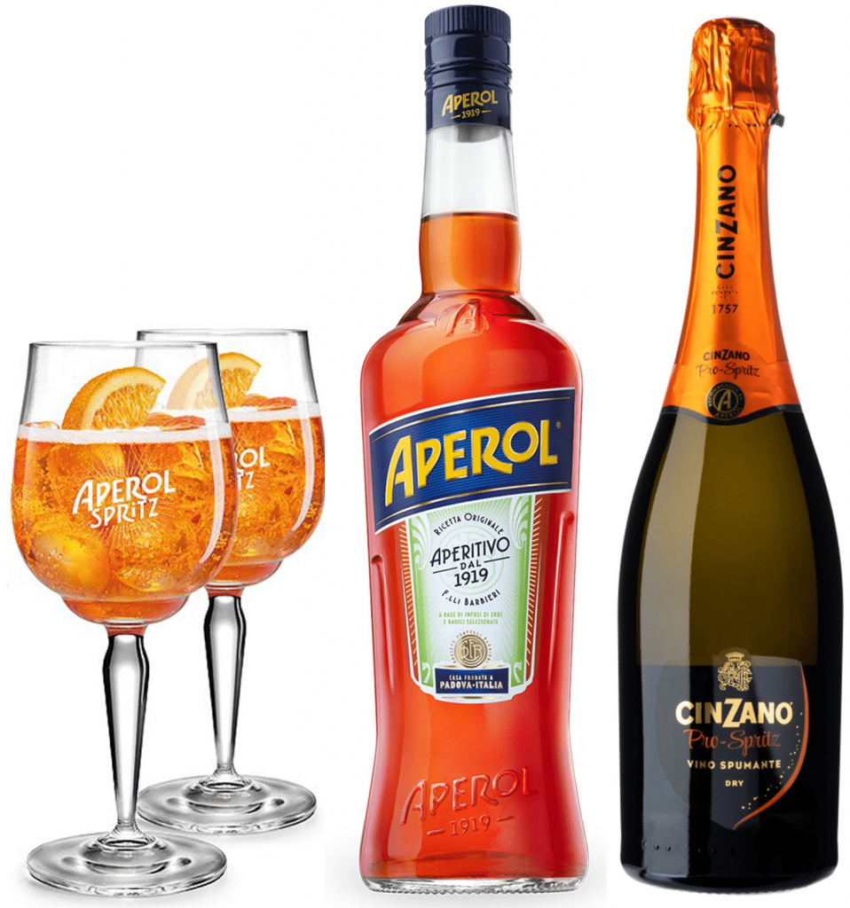 Aperol Spritz Set 11% 1,75 L 1 x 1 L, 1 x 0,75 L (set) od 22,8 € -  Heureka.sk