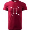 Súhvezdie - Gemini - Blíženci - Klasické pánske tričko vyššej gramáže - 3XL ( Marlboro červená )
