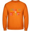 AWDis Mikina - Nápis - Rovnosť je krásna - Orange Crush - 3XL - Pánske