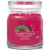 YANKEE CANDLE Signature Vonná sviečka stredná 2 knôty Sparkling Winterberry 368 g