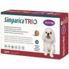 Simparica Trio >2,5–5 kg žuvacie tablety pre psy, 3 tbl.