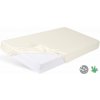 BABYMATEX Prestieradlo nepremokavé s gumičkou Bamboo svetlo béžové 60x120 cm