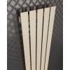 Radiátory - MC Montana | kúpelňové | DEKORATÍVNY VERTIKÁLNY RADIÁTOR-R5 | farba - Krém - Quartz I, štruktúra, veľkosť - 1800/380 mm