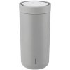 Termo hrnček TO GO CLICK STEEL » 0,4 l | mat light grey