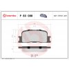 Sada brzdových platničiek, vždy 4 kusy v sade BREMBO P 83 088 (P83088)