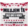 Sablio deka Miluji Tě 365 dní v roce 150x120
