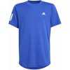 Chlapčenské tričká Adidas B Club 3 Stripes Tennis - semi lucid blue - Modrý (128 cm)